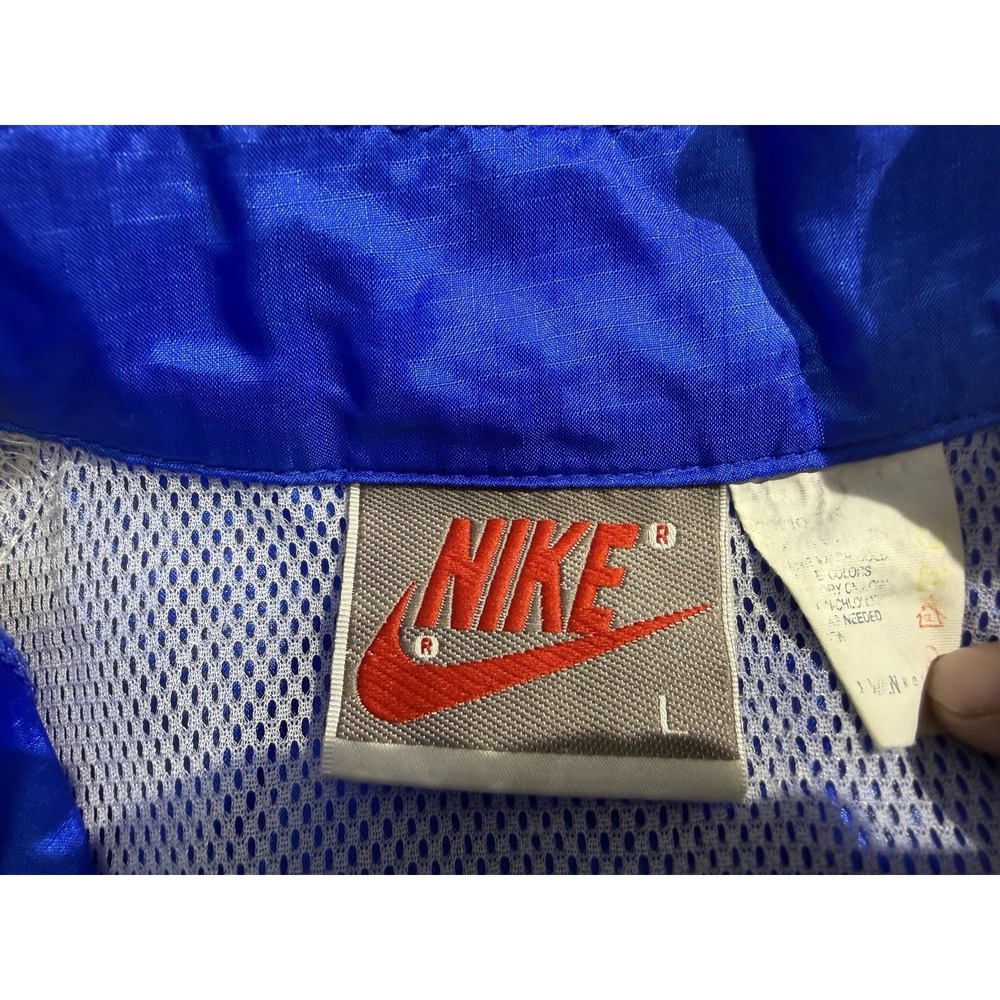 VINTAGE Nike Jacket Mens Large Windbreaker‎ Track Jacket 90s Colorblock Retro - Picture 7 of 10